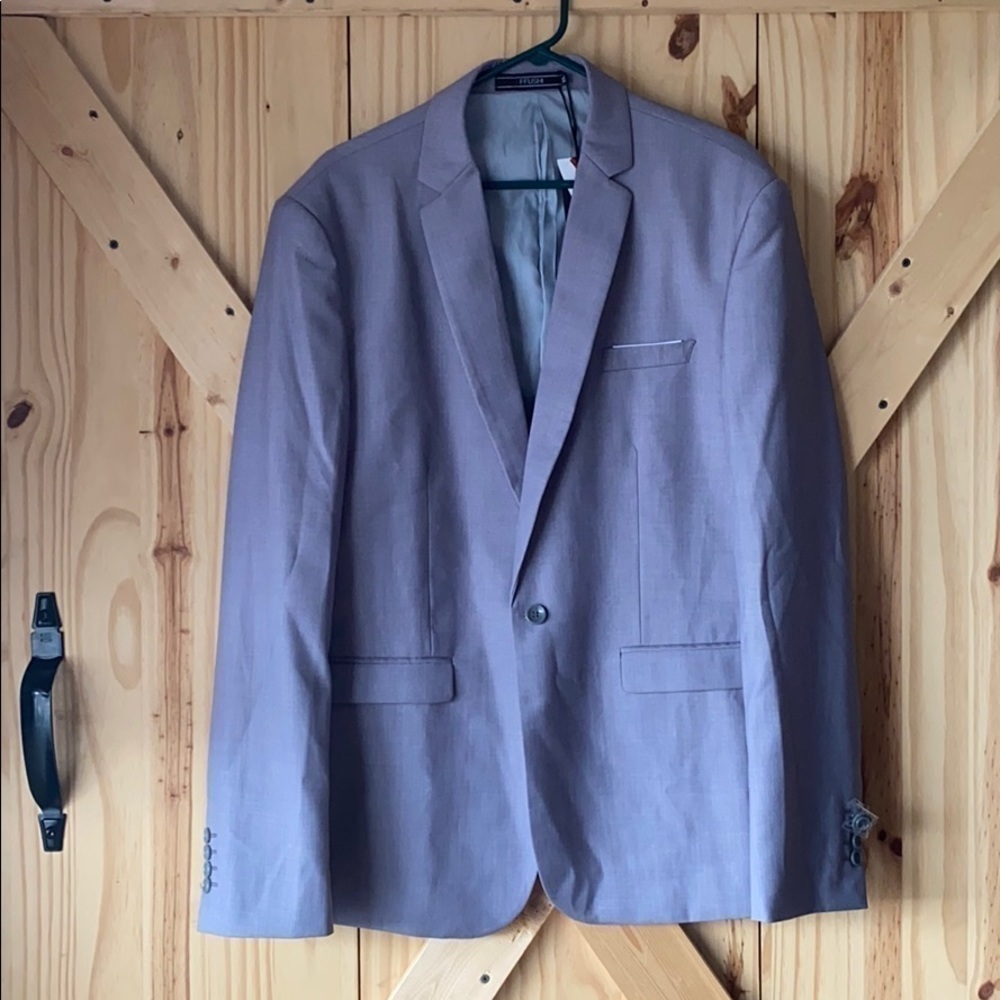 Men’s YFFUSHI Gray Suit Blazer size XL